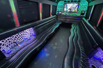 Roanoke Limo Bus Interior