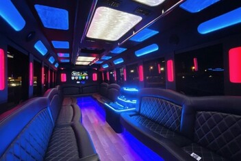 Roanoke Limousine Bus Interior