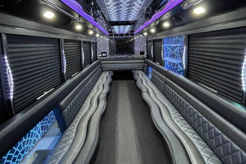 Roanoke Party Bus Interior
