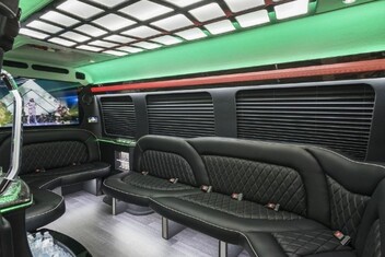 Roanoke Sprinter Party Bus Interior