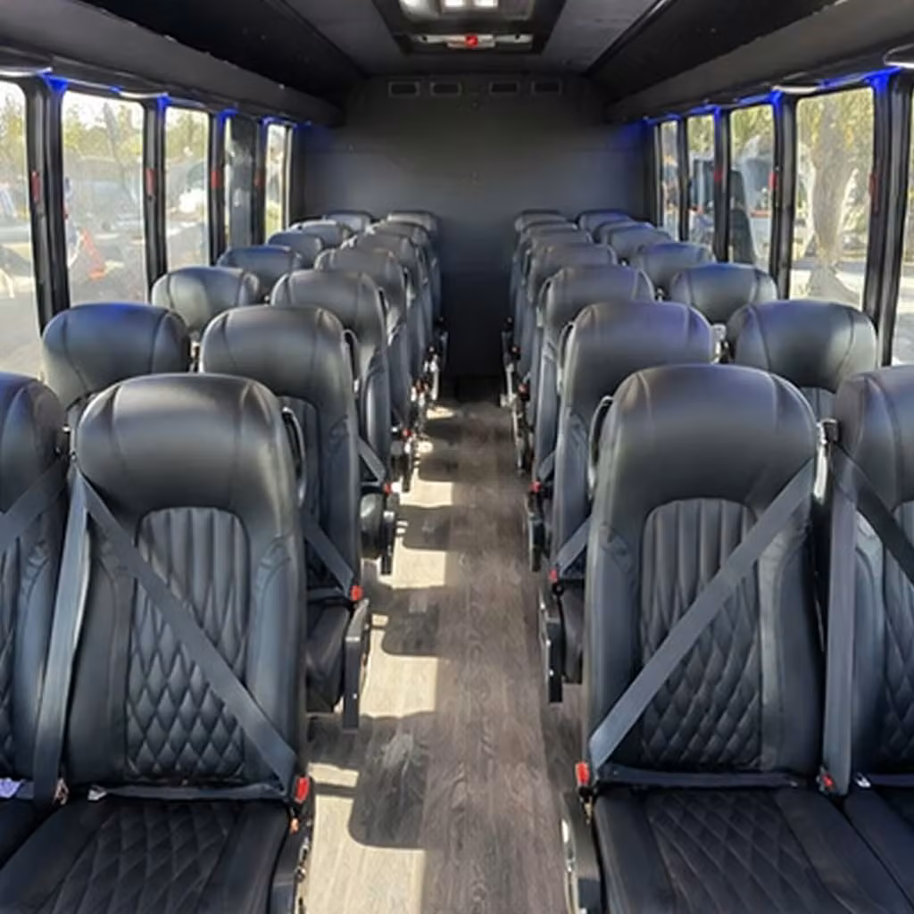 35 passenger minibus interior
