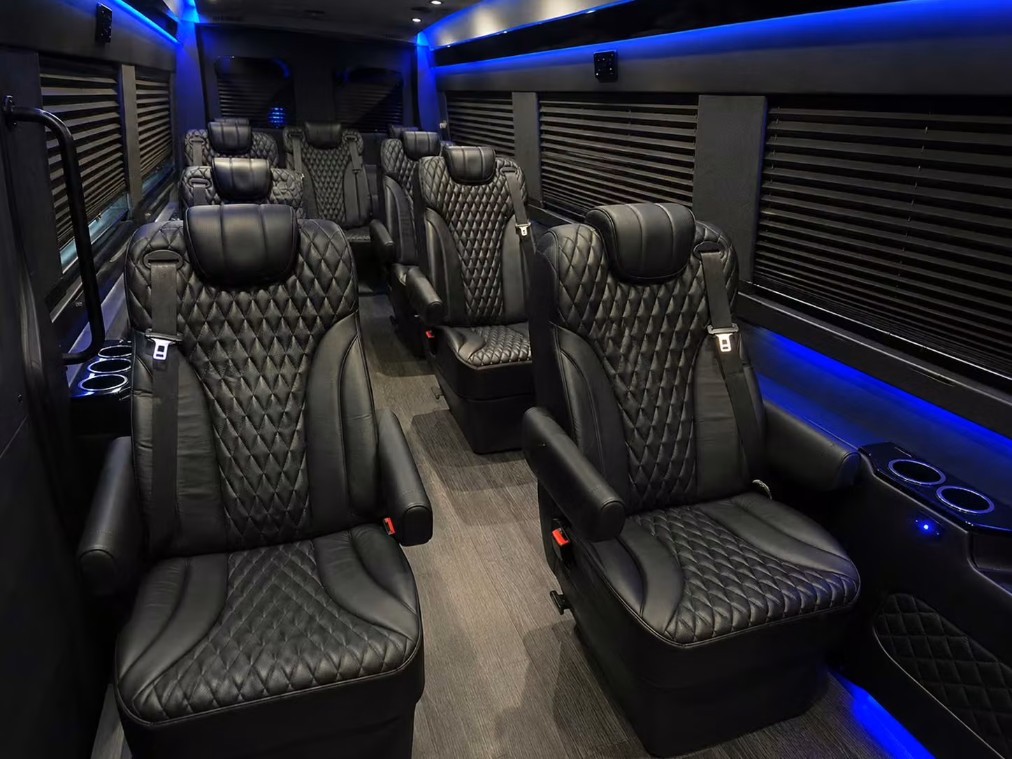sprinter van with driver inside